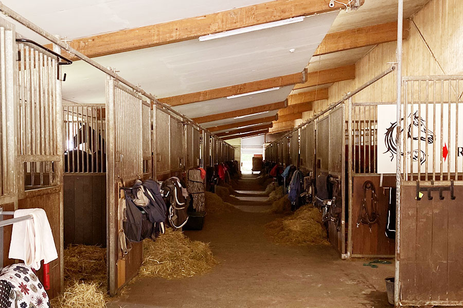 Stall für die Pensionspferde
